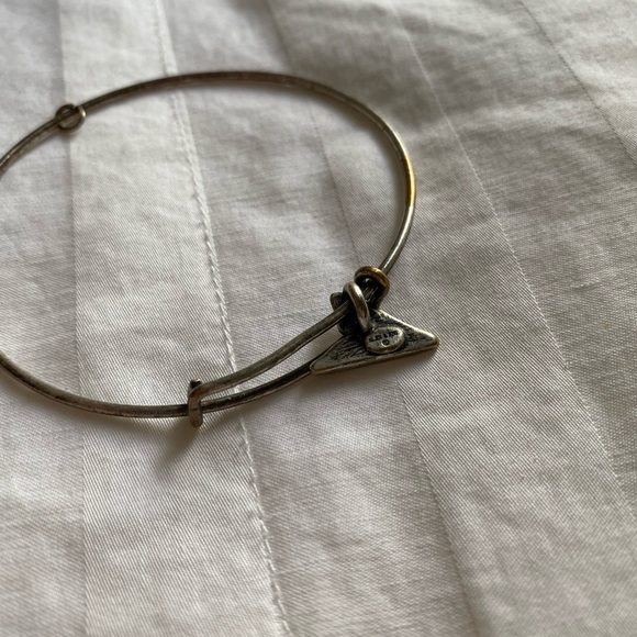 Alex and Ani Silver Shark Tooth Bracelet - Picture 8 of 11